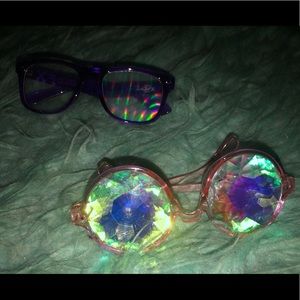 Kaleidoscope and Diffraction Glasses